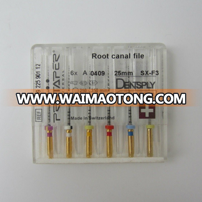 Hot Sale Endodontic Dentsply Rotary Protaper Files for Dental